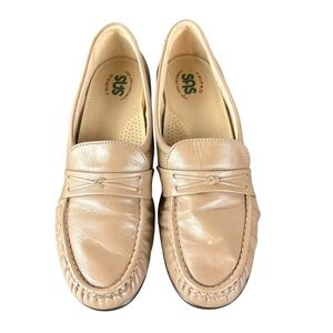SAS Tripad Comfort Foot Bed Loafers Slip On Low Heel Tan Shoes Sz 9 Made USA